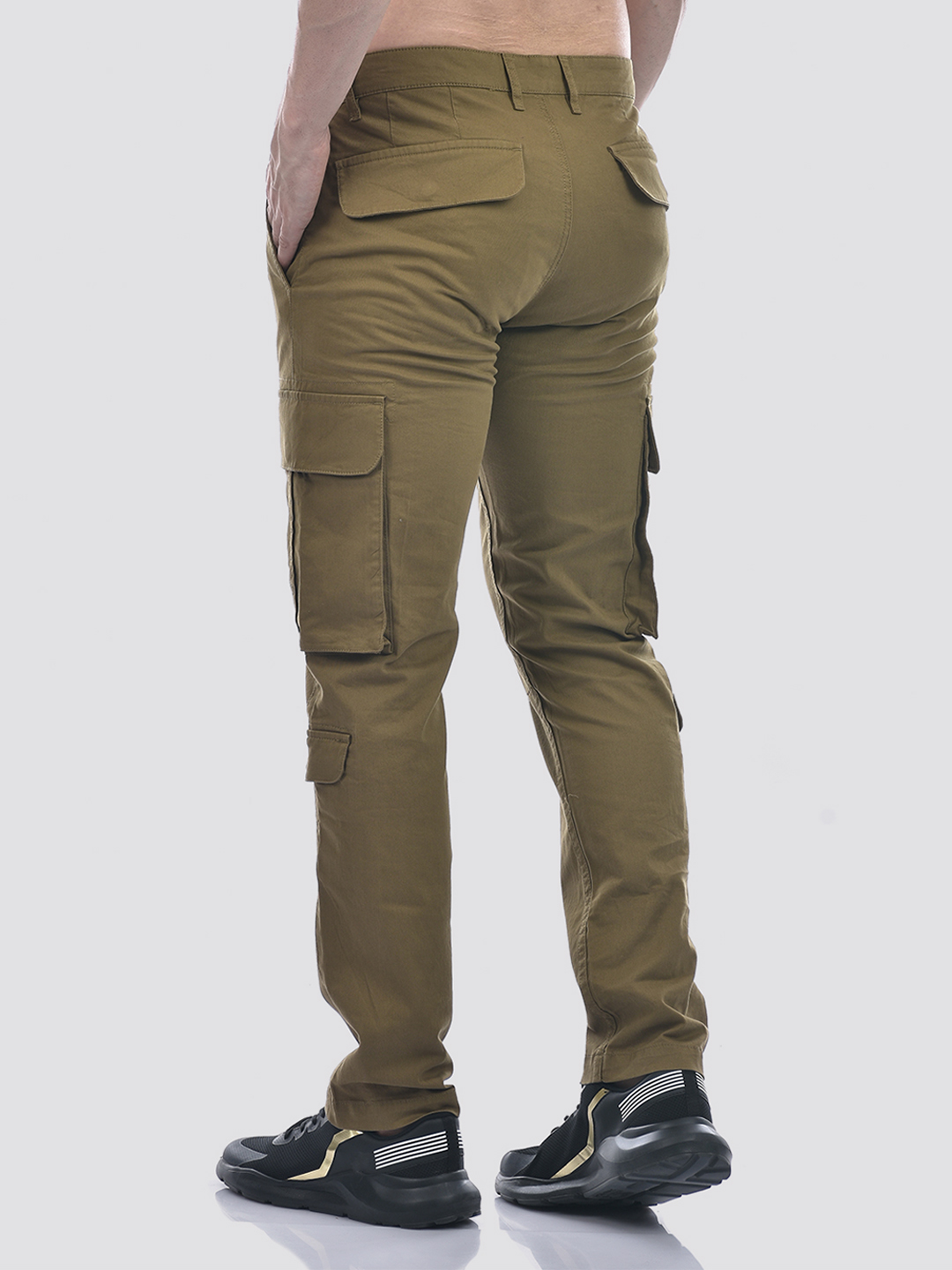Numero Uno Men Solid Khaki Pant